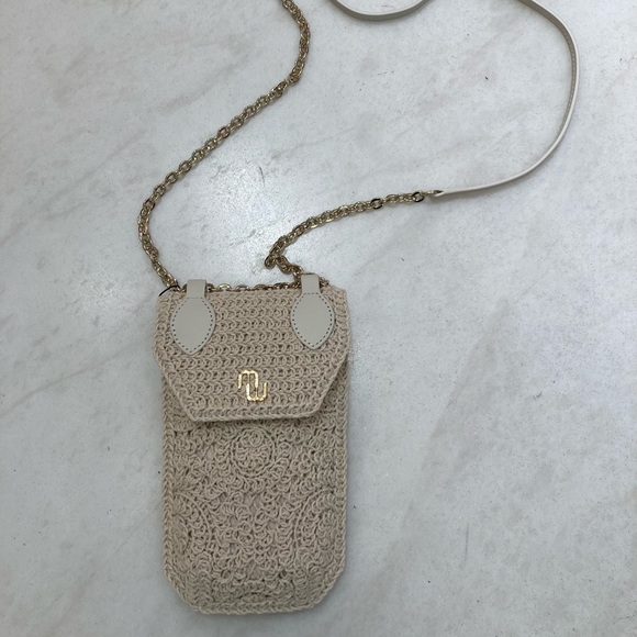 MAJE MACRAMÉ Ivory Crochet Phone Case - Picture 5 of 11